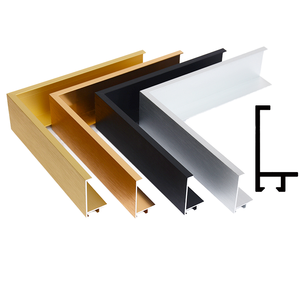 Profilés en aluminium pour cadres photo et affiches, en alliage, forme carrée, pour découpes décoratives, type bande de cadre photo tendance - Product Image 1