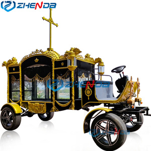Classic Car White Funeral Hearse New Custom Made Funeral Hearse High Quality Electric Funeral Hearse Car Special Transportation - Product Image 2