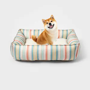 2023 Pet products chew proof waterproof calming washable extra large cat pet furniture dog sofa bed