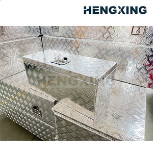 Boîte à outils en aluminium 780*360*310MM <span class=keywords><strong>pour</strong></span> camionnette, remorque, camping-car, ouverture par le haut, portable, en aluminium à motif damier - Product Image 4