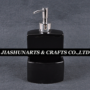 Dispenser di sapone liquido in ceramica da cucina JIASHUN e porta spugna - Product Image 2