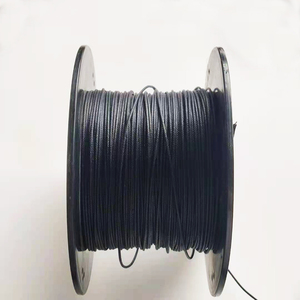 Bán Sỉ Dây Đẩy Sau Màu Trắng Đen Một Dây Dẫn AWG22 Dây Thu Âm Đàn Ghi Ta Đầu Ra Bện Bằng Vải - Product Image 6