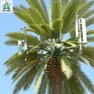 Autoportante decorativo árvore de palma datas monopalm celular telecom monopole torre de telecomunicações