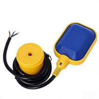 CHENF Elektrischer und mechanischer Schwimmer M15-2 8A für Auto-Modell-Wassertankpumpen, quadratischer Schwimmerschalter mit Standard-4M-Kabellänge