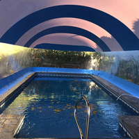 Couverture de piscine personnalisée, dôme Transparent et gonflable à l'air, bon marché, pièces