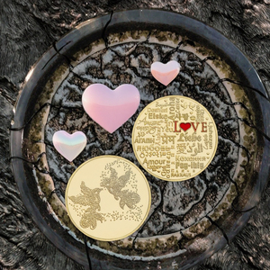 Moneda Conmemorativa de Amor Chapada en Oro, Regalo Coleccionable para el Día de San Valentín, Artículos para Coleccionistas de Monedas - Product Image 1