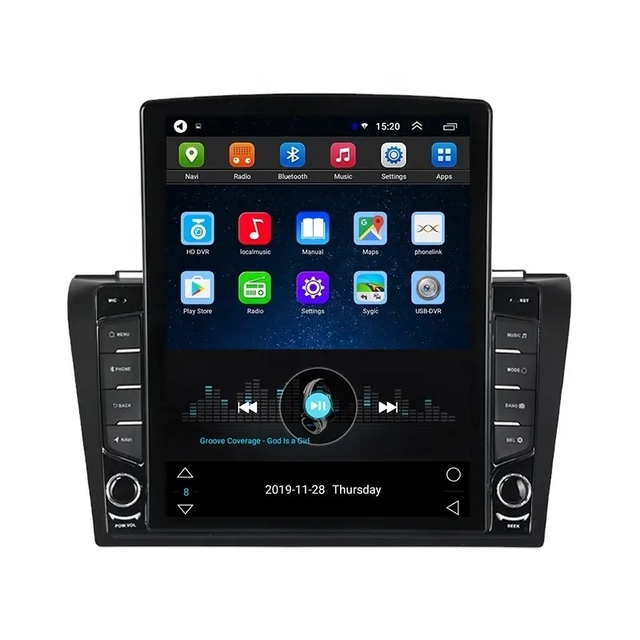 Tesla Verdical Android IPS 2.5D DSP Car DVD Player for MAZDA3 2004-2009 Mazda 3 1+16GB 4G LTE GPS BT Stereo SWC