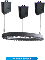 Vente directe usine : Anneau lumineux de levage à grande lentille, 36 x 30W, 4-en-1, pour DJ, discothèque, bar, concert, éclairage de scène
