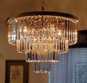 Candelabro de cristal, candelabros modernos, accesorio de iluminación LED de 3/4/5/6 niveles, diseño de iluminación y circuitos, cartón marrón, CE Rohs, 1 Uds. - Product Image 6