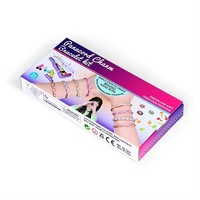Kit de fabrication de bracelets d'amitié pour filles, ensemble de tricotage de cordes colorées, matériel de bijoux DIY, cadeau pour enfant fille