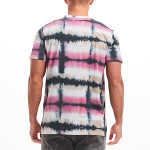 T-shirt personnalisable vintage streetwear pour homme en coton épais tricoté, effet vieilli, avec graphique 3D, logo DIY, respirant - Product Image 3