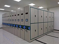 Système de stockage de compacteur de fichiers électriques automatiques à haute densité Archive intelligente Bibliothèque mobile Rayonnage Réglable Banque Entrepôt Métal
