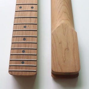 DONLIS TMM312Y-UF Mástil de guitarra de arce canadiense tostado sin acabar, 22 trastes de acero inoxidable, pestillo de hueso, radio de diapasón de 9.5 pulgadas, 55.6mm - Product Image 6