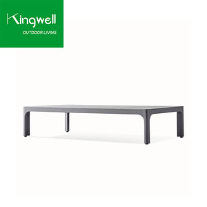 Canapés de salon de jardin de haute qualité, meubles d'extérieur en aluminium, dossier en rotin, hôtel, villa, salon, canapé de jardin pour la cour - Product Image 5