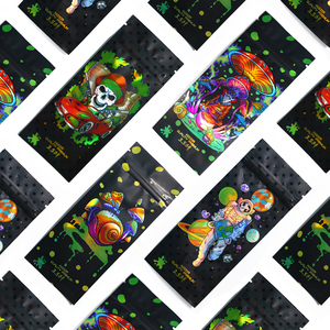 特注プラスチック食品グレード3.5g包装袋3面シールチャイルドプルーフタバコリーフシガーラップポーチチューインガム - Product Image 3