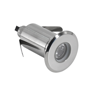 Projecteur <span class=keywords><strong>LED</strong></span> encastré miniature étanche IP68 <span class=keywords><strong>12V</strong></span> 1W 3W en acier inoxydable 2700K pour utilisation sous-marine - Product Image 1