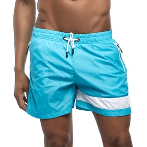 2024 meilleure vente hommes décontracté sport Shorts haute rue grande taille rayé conception coton Polyester cordon poche imprimé - Product Image 1