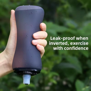 Eco Friendly BPA Free Silicone Outdoor Water <strong>Bottle</strong> Folding 350 ml Queeze Running Handheld Water <strong>Bottle</strong> for Running - Product Image 5