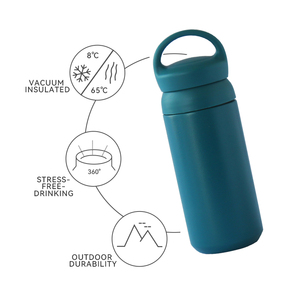 Tazza da caffè con logo personalizzato stampato pallone da acqua sottovuoto 12oz bicchiere doppia parete in acciaio inox personalizzato tazza di caffè da esterno - Product Image 2