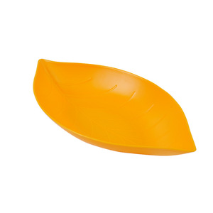 Fruit Plate <b>Plastic</b> <b>Serving</b> <b>Tray</b> Small Large Size Solid Color Dishwasher Safe For Residential Use - Product Image 5