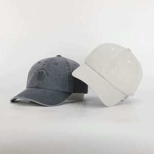 หมวกเบสบอลทรงแด๊ดปักโลโก้แบบกำหนดเองสำหรับทุกเพศทุกวัย คุณภาพสูง 6 แผง ผ้าฝ้ายทวิลล์ย้อมสีแบบพิเศษ ล้างทำความสะอาดได้ - Product Image 2