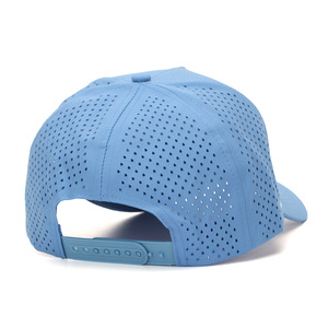 Cappello da Golf a 5 Pannelli in Poliestere con Fori Perforati al Laser, Impermeabile, ad Asciugatura Rapida, in Rete, Regolabile con Chiusura Snapback, Unisex, per Sport e Golf - Product Image 2
