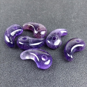 Colgante de Amatista Natural Gouyu, Merchandising de Anime <span class=keywords><strong>Onmyoji</strong></span>, Tengu Ibaraki Doji Kiyotaka, Ocho Trigramas, Pulido y Grabado - Product Image 4