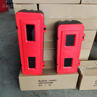 Armoire en plastique pour extincteur, boîte de rangement pour extincteur DCP, porte simple