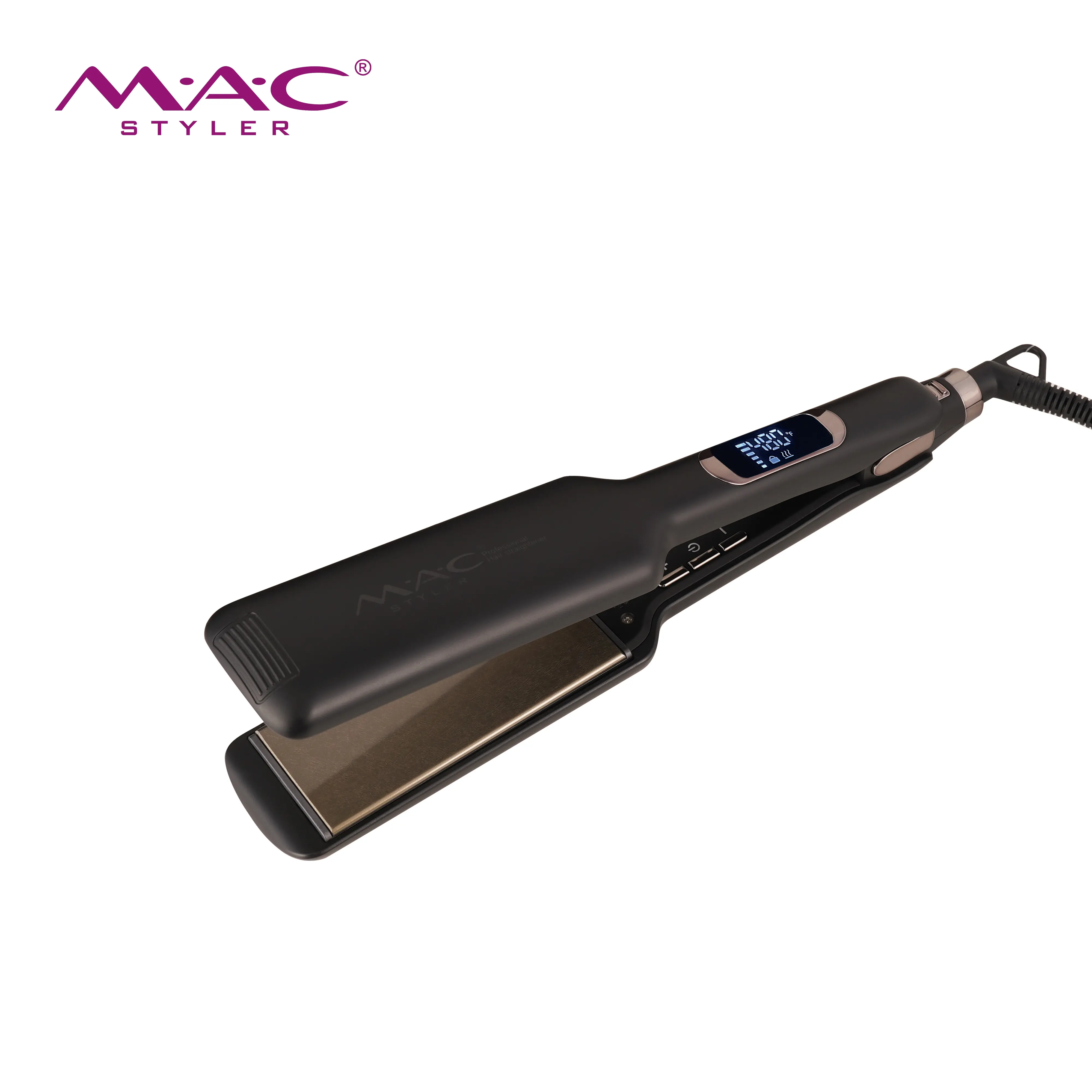 Mais recente MCH Wide Plate 480F 250C Graus Queratina Tratamento Fast Heat Pro Nano Titanium Alisador de cabelo profissional