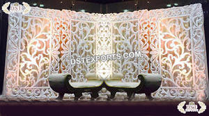 Marco Decorativo para Fondo de Ceremonia de Boda, Paneles de Fondo para Boda Asiática, Decoración de Marco Dorado para Boda, Australia - Product Image 5