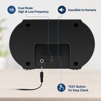 Répulsif antiparasitaire ultrasonique portable d'intérieur, dissuasif électronique pour souris, haute puissance, câble de 1,8 m pour chambre, garage, hôtel, parking