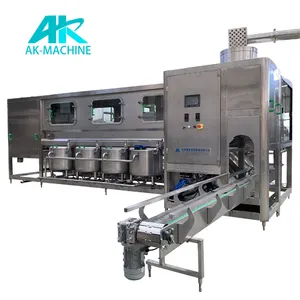 AK MACHINE QGF-150 Full Automatic 5 Gallon Barrel Water Filling Machine 3in1 Mineral Water Bottling 20ltr Water Filling Machine