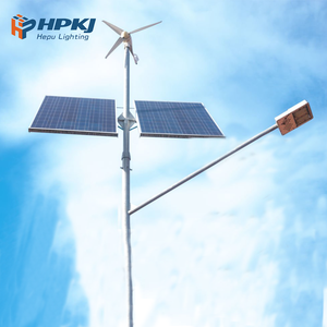 50w 80w 100w Led <b>Pole</b> All-in-one Solar Hybrid Solar Street <b>Light</b> Hybrid Solar Wind Street <b>Light</b> - Product Image 6