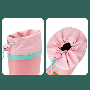 <span class=keywords><strong>Bottes</strong></span> de pluie <span class=keywords><strong>en</strong></span> <span class=keywords><strong>caoutchouc</strong></span> pour enfants, légères, antidérapantes, semelle souple, confortables, unisexes, imperméables, avec cordon de serrage, durables, pour l'extérieur - Product Image 6