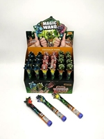 Baguette Magique Dinosaure Lumineuse avec Son et Lumière LED, Jouet en Forme d'Animal de Dessin Animé, Cadeau pour Enfants de 9 Ans et Plus