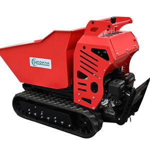 Новый мини-погрузчик KNDMAX на гусеничном ходу с гидравлическим приводом, бензиновый двигатель Perkins, для строительных работ, с ковшом, мини-самосвал - Product Image 2