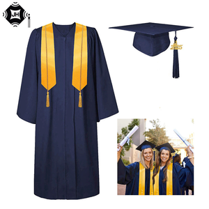 JH Vente en gros <span class=keywords><strong>Robe</strong></span> de fin d'études pour adulte mate Casquette Tassel Stole Honor Cord Set <span class=keywords><strong>Robe</strong></span> de cérémonie pour adulte <span class=keywords><strong>Robe</strong></span> de fin d'études - Product Image 4