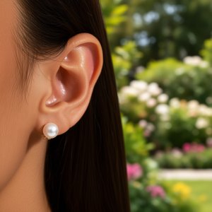 E175-E090-0516B Fashion <b>Stud</b> Earrings - Product Image 3