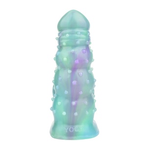 Extensor de Pene de Silicona Luminoso de 6 Pulgadas con Anillo para Pene, Partículas de Masaje Suaves, Juguetes Sexuales Masculinos para Agrandar el Pene - Product Image 4