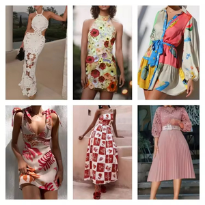 Nueva Moda al por Mayor, Ropa de Mujer al por Mayor, Faldas Cortas, Camisetas, Blusas, Vestidos, Camisetas de Diferentes Estilos, Envíos Mixtos - Product Image 4