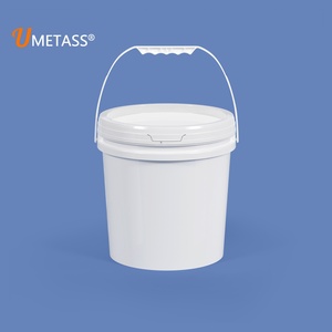 2.5 Gallon Heavy Duty Plastic Bucket with Lid Customized Plastic Pail for All-<strong>Purpose</strong> Use Packaging Water Storage Tank Wholesale - Product Image 1