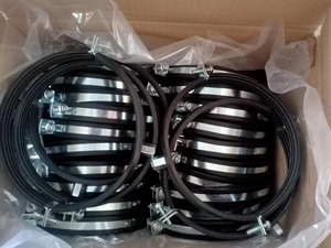 Cao su đen Ống kẹp <span class=keywords><strong>M8</strong></span> Ống kẹp hỗ trợ gang - Product Image 3