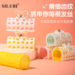 Rouleaux à cheveux creux en forme de cœur Sruby, lot de 3, fer à friser sans chaleur en ABS S908 pour des cheveux ondulés volumineux - Product Image 5