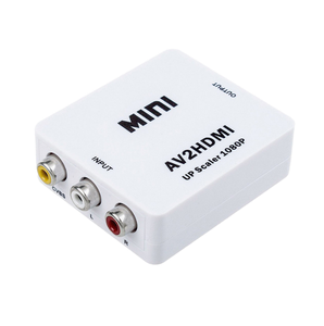 Nouvel adaptateur RCA vers HDTV pour HDMI Composite 1080P 3 RCA CVBS, mini convertisseur audio-vidéo HDTV vers AV, petite boîte Mini Hdmi2av <span class=keywords><strong>Av2hdmi</strong></span> - Product Image 1