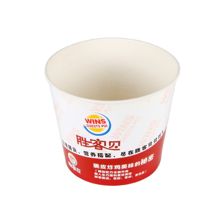 Colorful recyclable printed KFC Popcorn Bucket