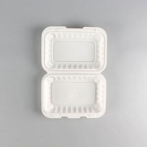Contenedores tipo clamshell desechables aptos para microondas para hamburguesas, caja para alimentos - Product Image 3