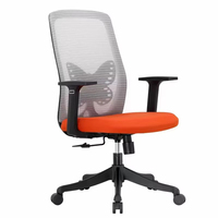 Chaise de bureau ergonomique moderne personnalisée en gros, chaise de direction en maille la plus confortable pour le personnel