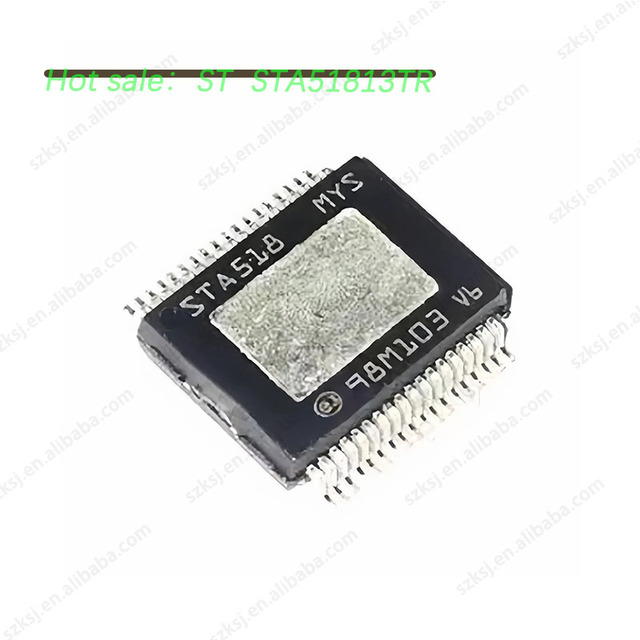 STA51813TR STA518 Audio Power Amplifier IC 24W 4-Channel, PowerSSO-36, 10V-36V, for Car Audio/Home Theater/PA Systems