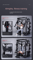 Machine Smith Zoshine robuste en métal pour entraînement complet du corps, équipement de fitness à domicile