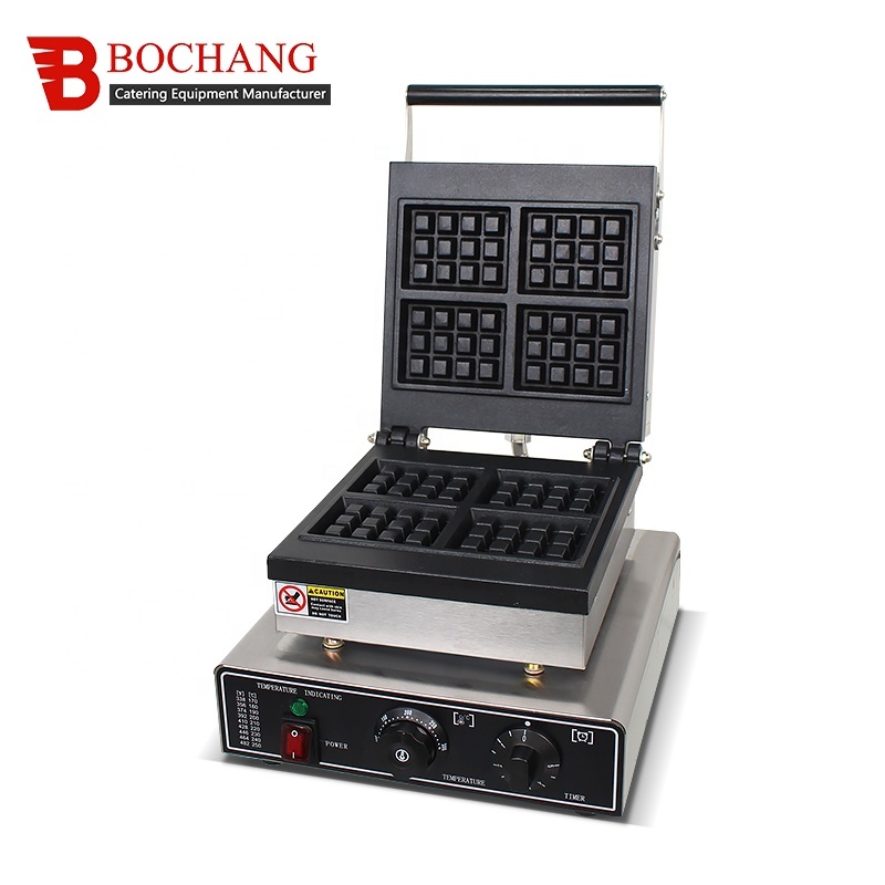 Commercial Round Coin Waffle Maker Machine